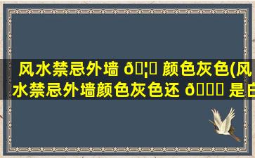 风水禁忌外墙 🦅 颜色灰色(风水禁忌外墙颜色灰色还 🐟 是白色)